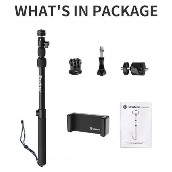 Smatree DS11S Palillo extensible para selfie monopié_2