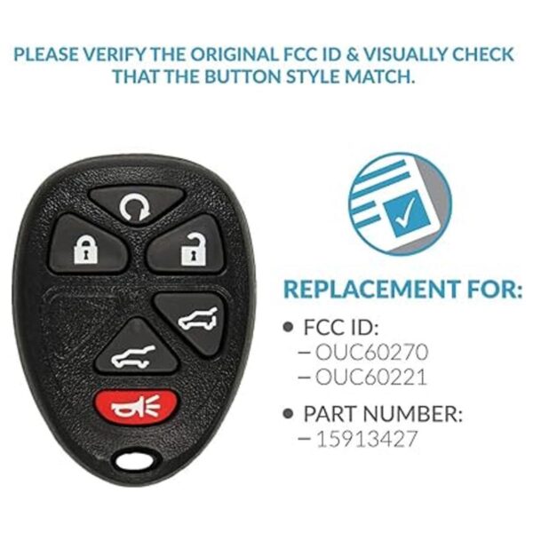 Keyless2Go Repuesto para llave de coche sin llave 6_4