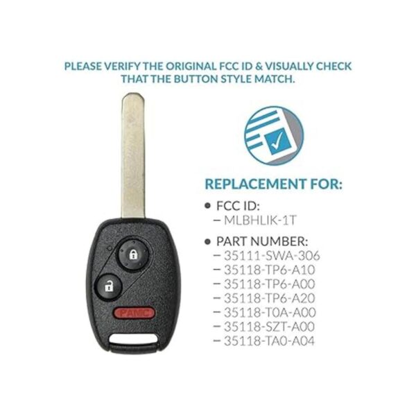 Keyless2Go Repuesto para llave remota de entrada sin llave_4