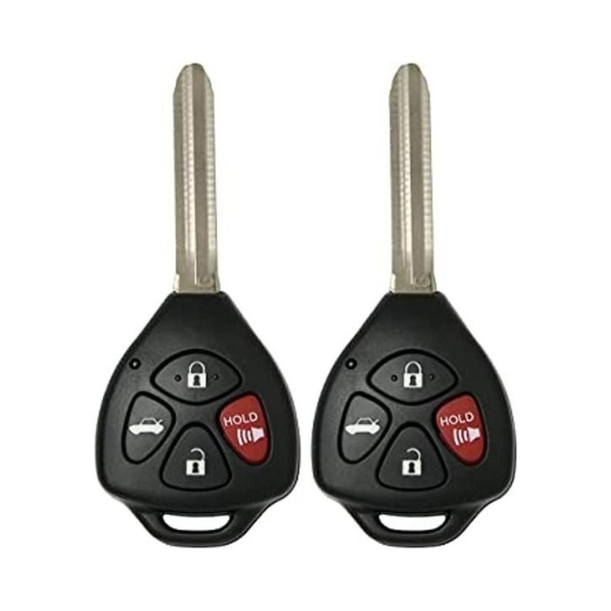 Keyless2Go Repuesto para 2 llaves de coche con control
