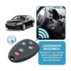 Reemplazo para control remoto 2 piezas Keyless2Go botón_5