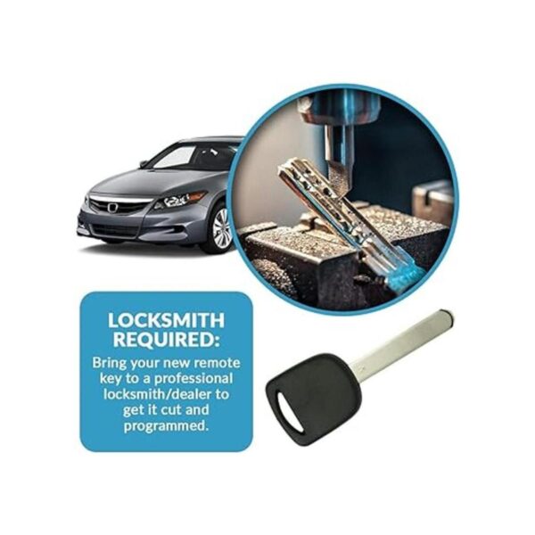 Keyless2Go Llave de repuesto para llave de coche HO03 2_3