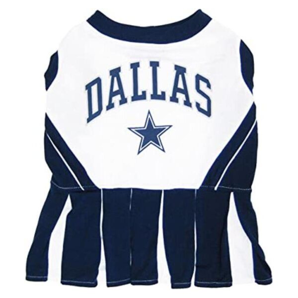 Traje de animadora de la NFL para perros y gatos._1