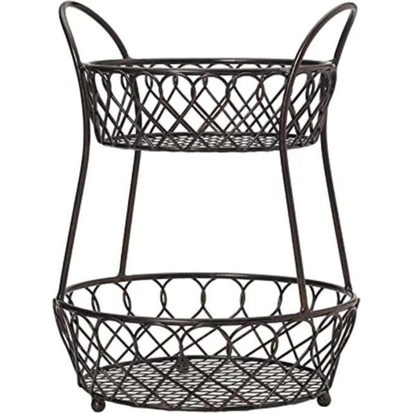 Gourmet Basics by Mikasa Loop y Entramado 2tier cesta de_1
