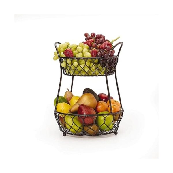 Gourmet Basics by Mikasa Loop y Entramado 2tier cesta de_2