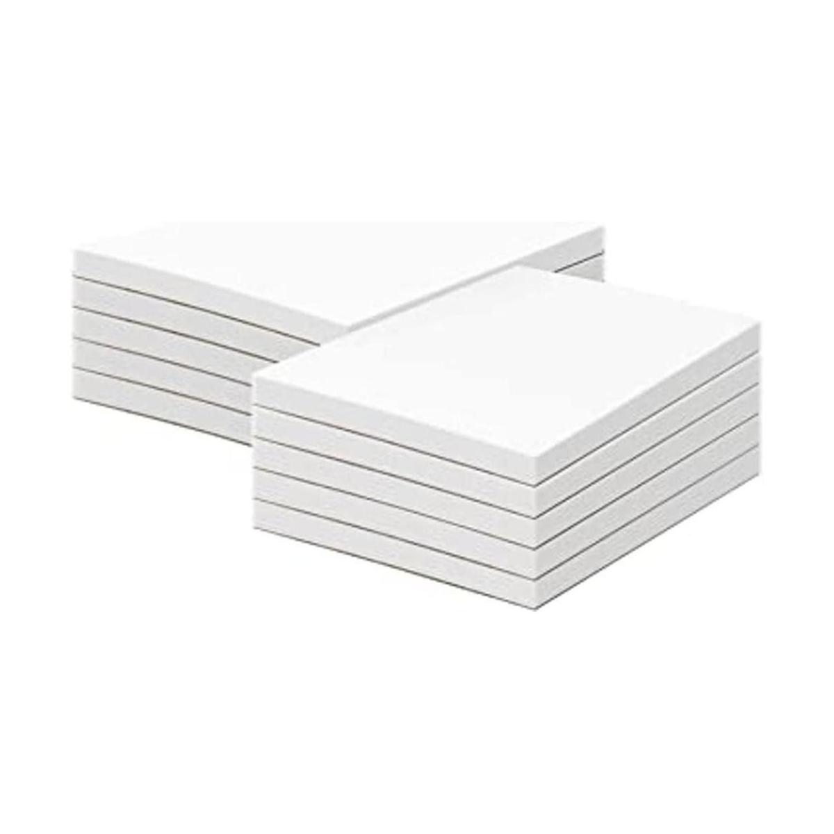 Memo Pads blanco 50 hojas por bloc 10 almohadillas 8