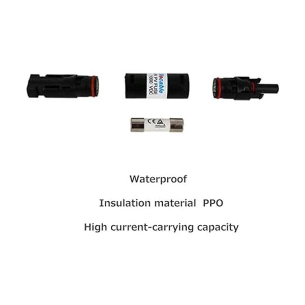 Renogy Conector macho y hembra de 30 A resistente al_2