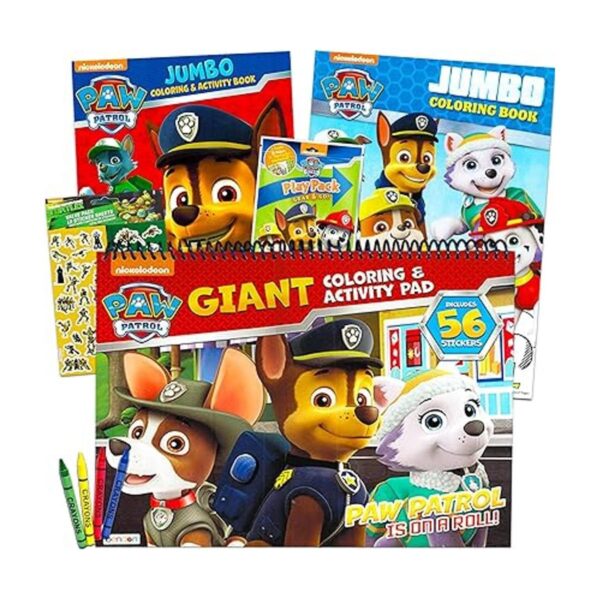 Paw Patrol Juego de libros para colorear y actividades 3_4
