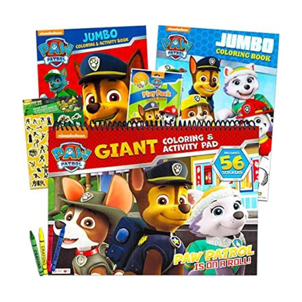 Paw Patrol Juego de libros para colorear y actividades 3