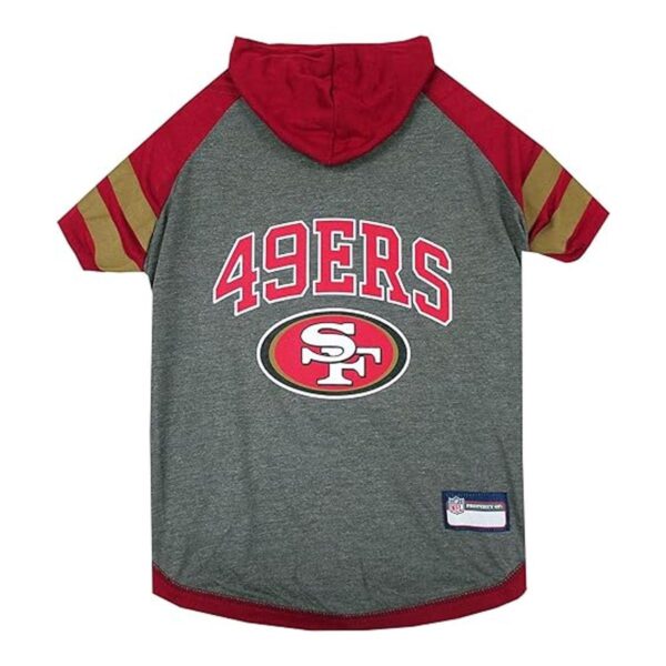 NFL sudadera con capucha tee para perros y gatos. Fútbol_1