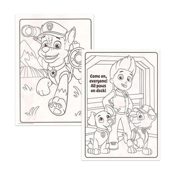Paw Patrol Juego de libros para colorear y actividades 3_3