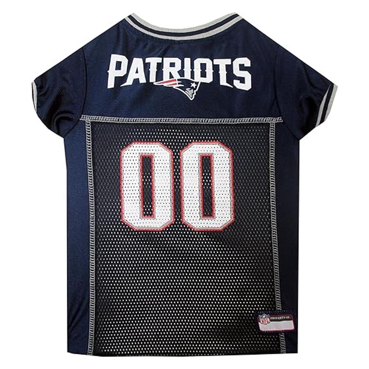 Pets First New England Patriots Mesh Jersey for Dogs