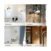 Design House Mason Lámpara de pared industrial moderna de