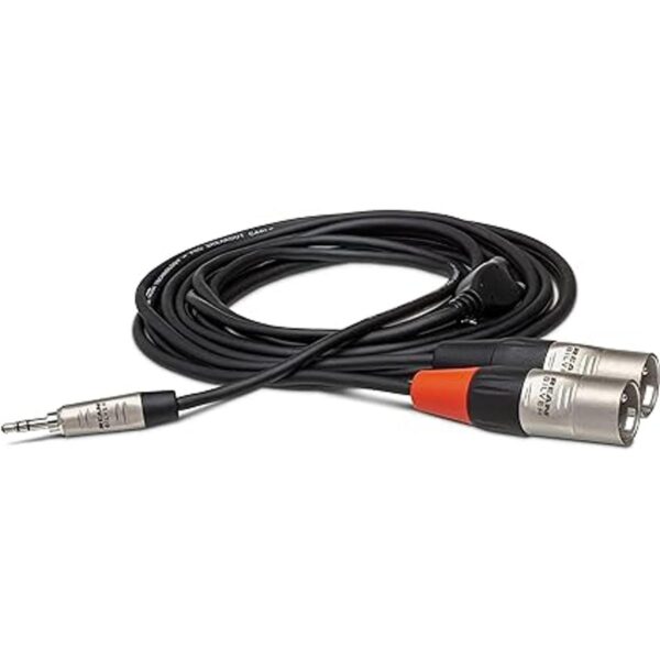 Hosa HMX006Y Cable de conexión estéreo TRS a Dual XLR Pro_4