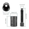 GOOFIT Extractor de volante magnético de 1.102 in para