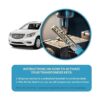 Keyless2Go juego de 2 llaves de repuesto modelo Circle_4