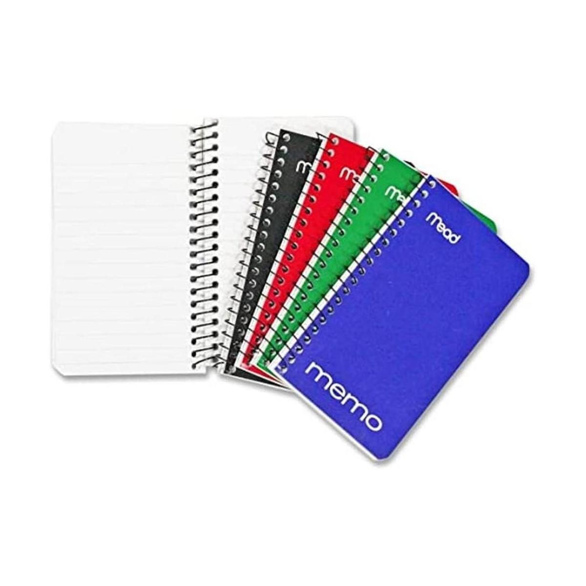 Mead Small Spiral Notebooks Lined College Ruled Paper