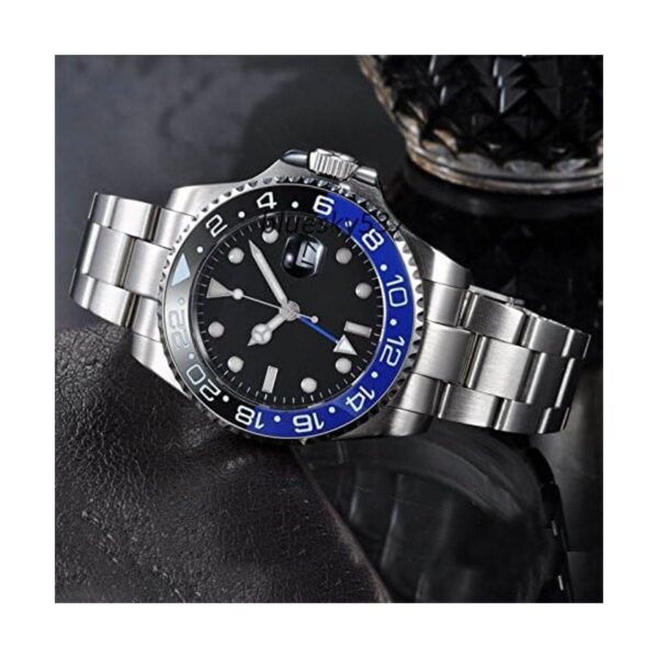 Fanmis GMT Master Reloj automático de cristal de zafiro