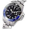 Fanmis GMT Master Reloj automático de cristal de zafiro