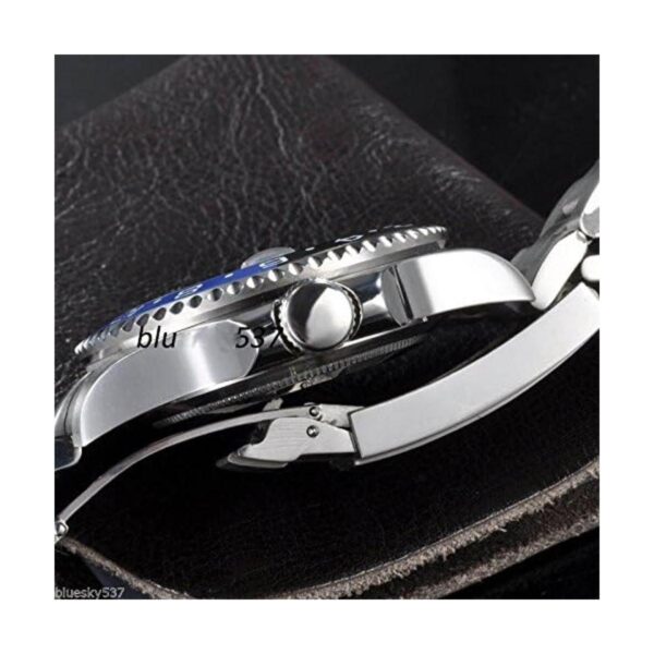 Fanmis GMT Master Reloj automático de cristal de zafiro