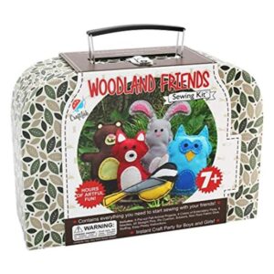 Kit educativo de costura con animales del bosque para_1