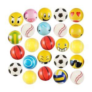 Juego de 24 mini bolas de espuma de poliuretano para