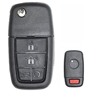 Keyecu carcasa para control remoto con llave de 5 botones_1