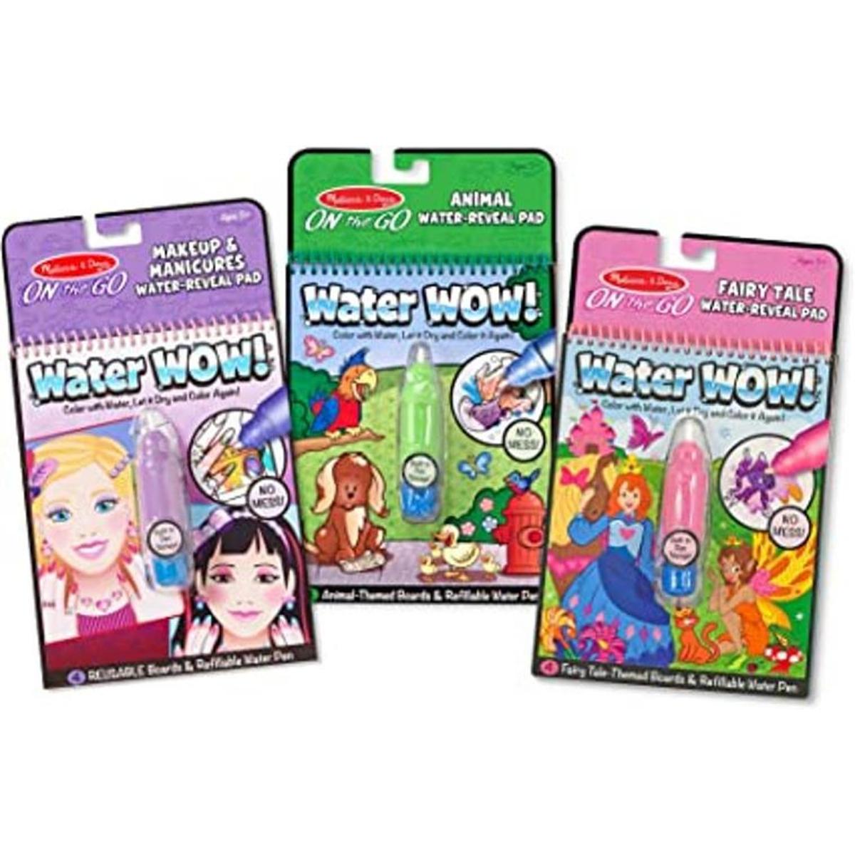 Melissa Doug Water Wow Libros de acuarela mágica