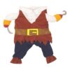 Nacoco Disfraz para mascotas perros y gatos de Piratas_4