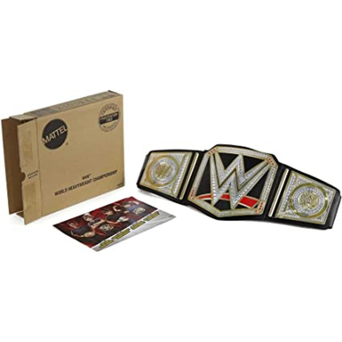 Cinturón de campeonato de la WWE Estándar negro dorado