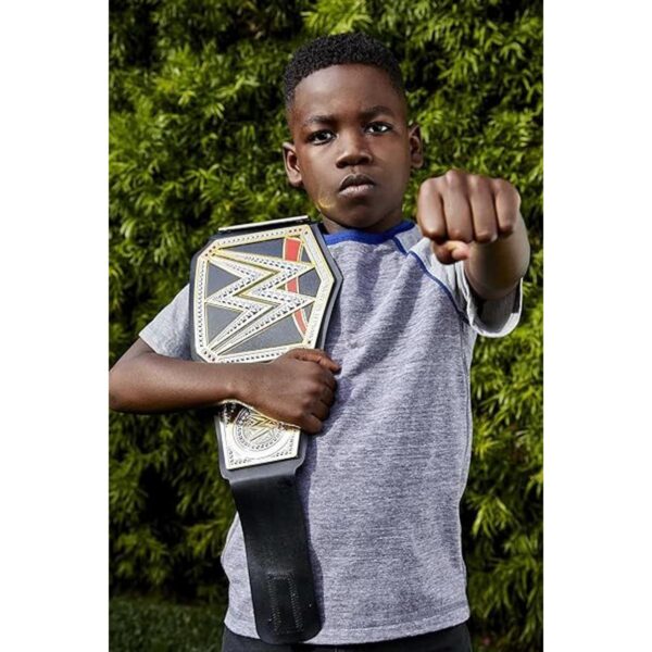 Cinturón de campeonato de la WWE Estándar negro dorado_2