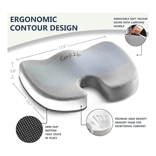 Cojín para silla de oficina y asiento de coche para el_2