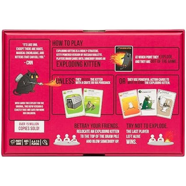 Exploding Kittens Juego NSFW de cartas para adultos y_5