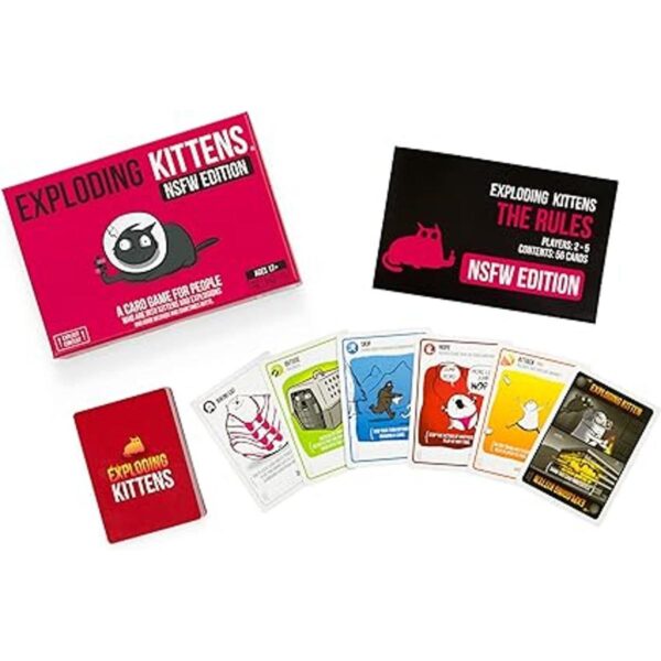 Exploding Kittens Juego NSFW de cartas para adultos y_4