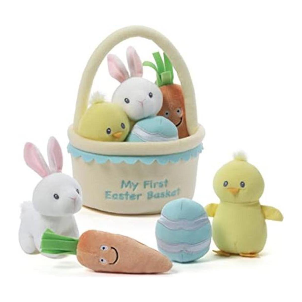 GUND My First Easter Basket Juego de peluche de 5 piezas