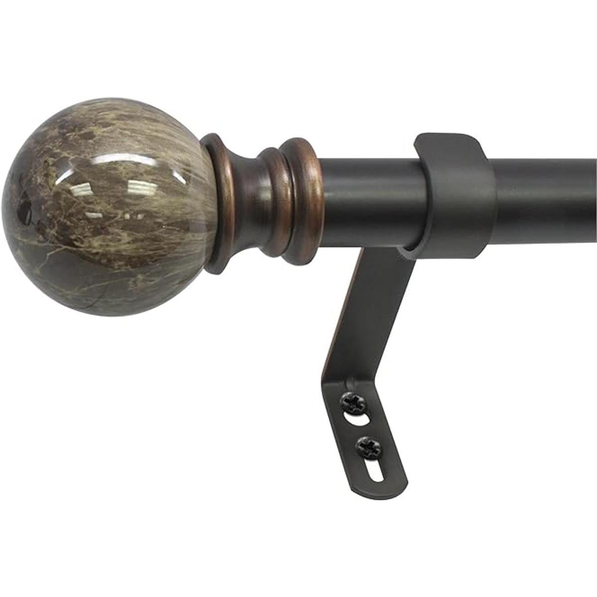Beme International barral para cortinas con bola de mármol
