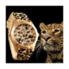 Fanmis Relojes unisex de gel de silicona de leopardo de_5