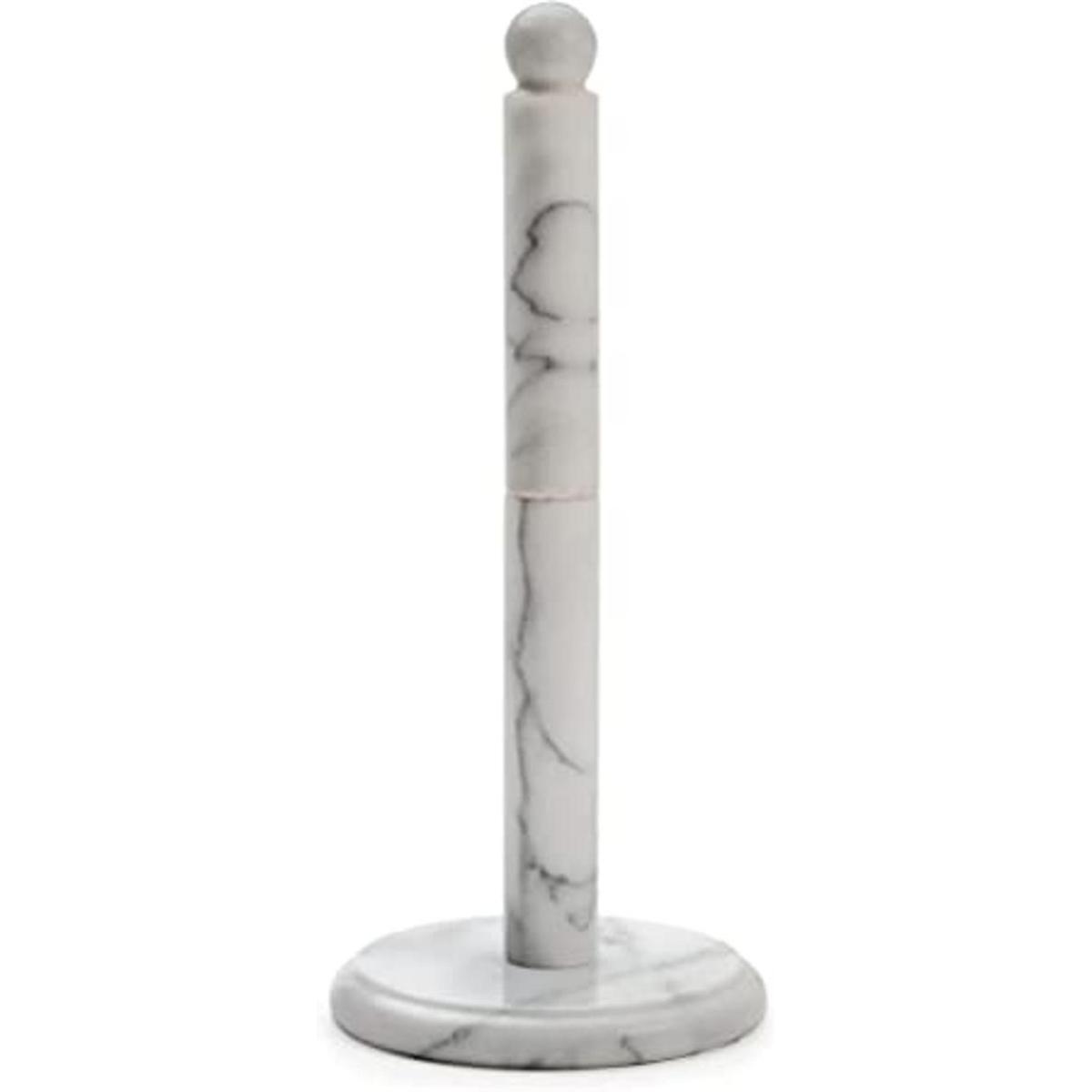 RSVP Soporte blanco mármol para papel toalla