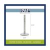 RSVP Soporte blanco mármol para papel toalla_5