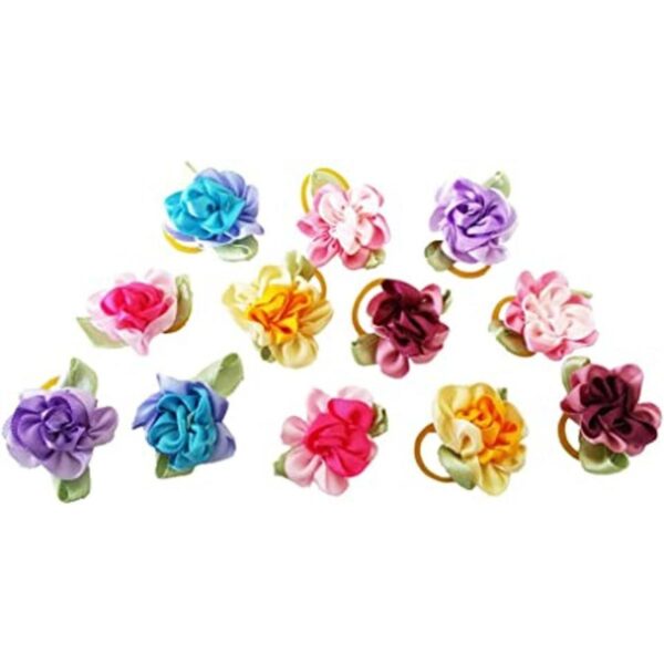 Mascota mostrar flores lazos para mascota Wbandas de