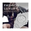 Relojes unisex de lujo con diamantes completos y plata y_6