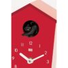 KOOKOO AnimalHouse rojo pequeño reloj de cuco con 5_3
