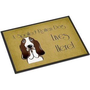 Carolines Treasures BB1491MAT Basset Hound Felpudo de