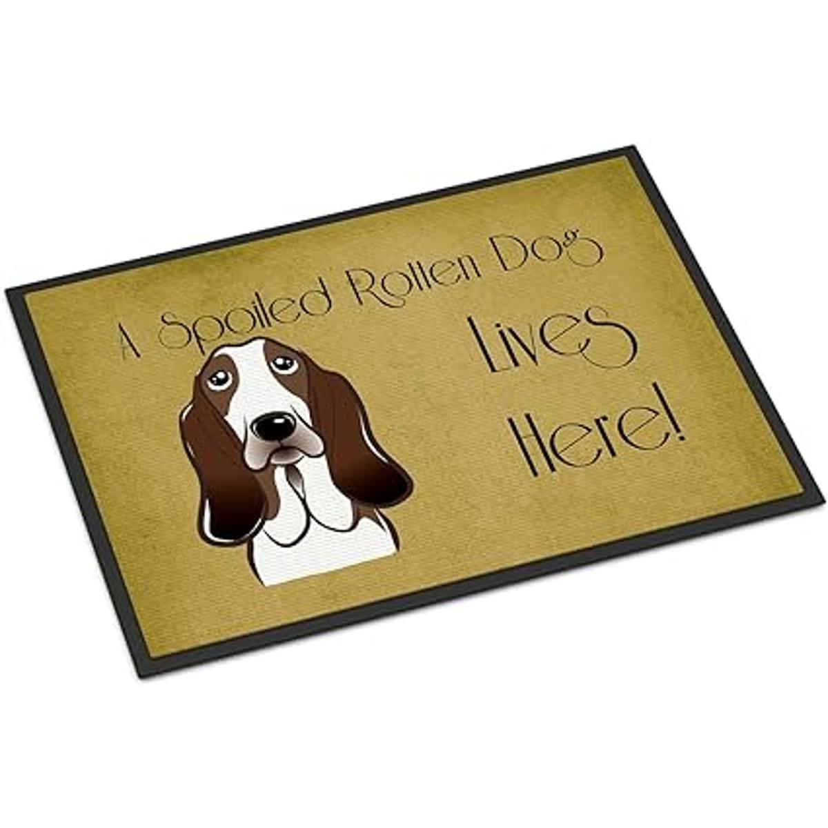 Carolines Treasures BB1491MAT Basset Hound Felpudo de
