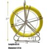 INTBUYING Cinta de pescado 0.236 in 46.6 ft color negro