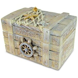 CoTa Global Joyero de madera vintage Baratija náutica_1
