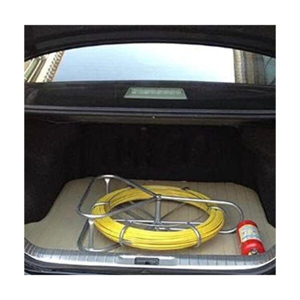 INTBUYING Cinta de pescado 0.236 in 46.6 ft color negro
