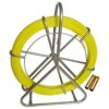 INTBUYING Cinta de pescado 0.236 in 46.6 ft color negro