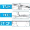 Redi Shade No Tools Easy Lift TrimatHome Pantalla de tela_4