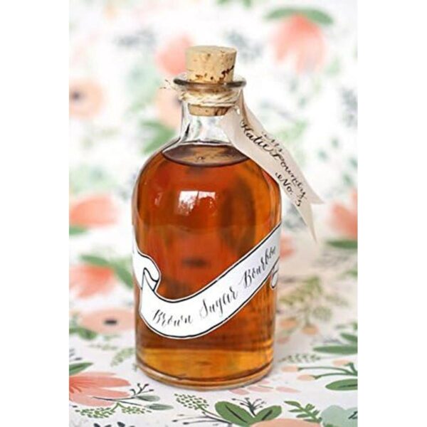 Nakpunar Botellón redondo de vidrio transparente 8.5 oz_4